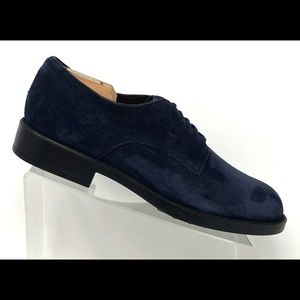 Tod’s Blue Suede Oxford Derby Dress Shoes